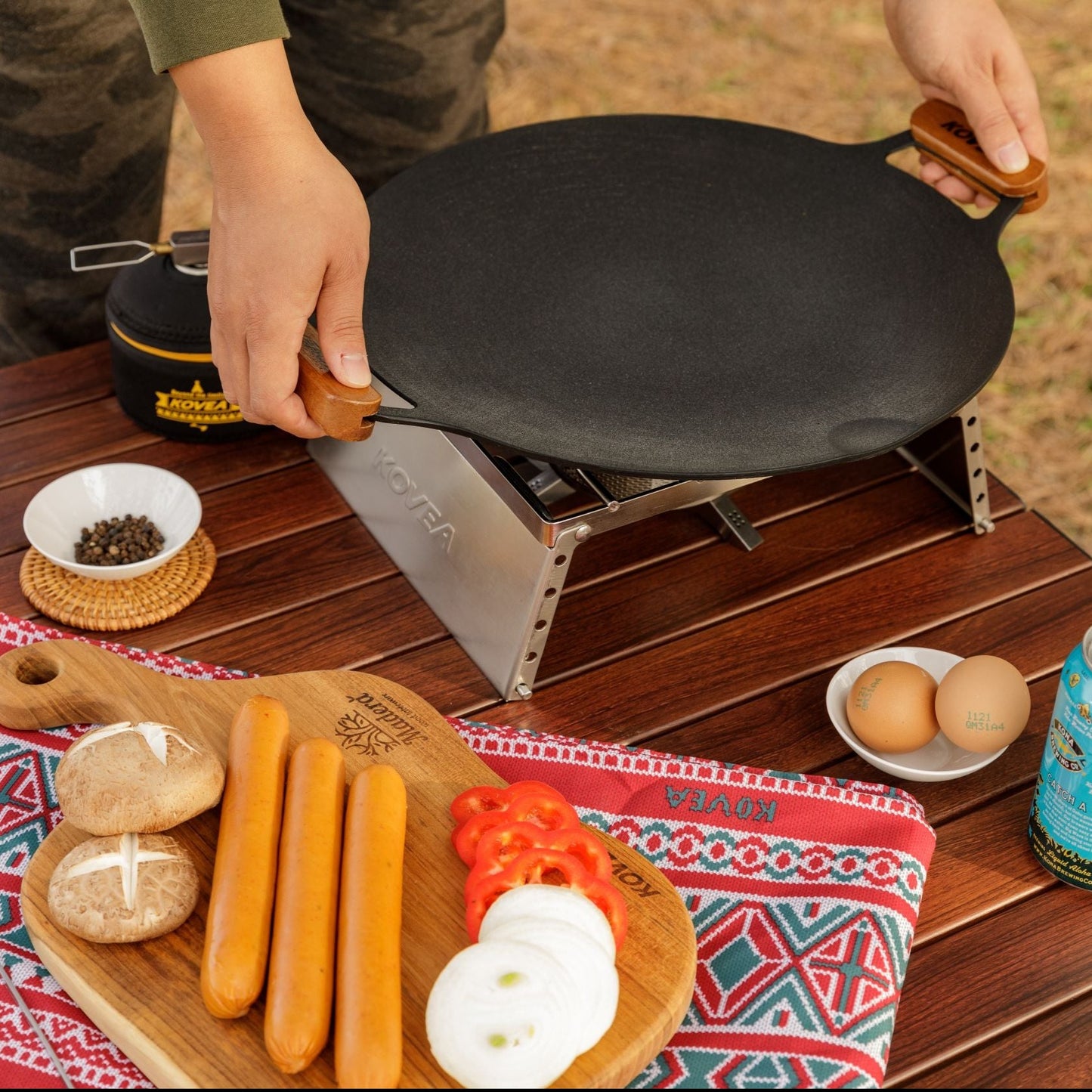 PRIME ROUND GRIDDLE 36 - Kovea Griddle (Camping)