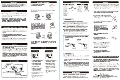 COOKMATE TORCH - Kovea Gas Blow Torch (Camping, Cooking)
