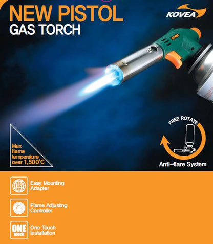 NEW PISTOL TORCH - Kovea Gas Blow Torch (Camping, Cooking)